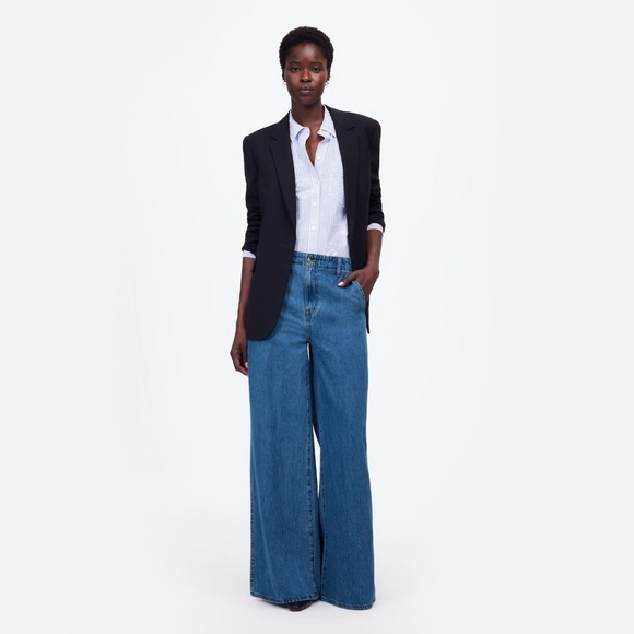 NWTMadewell Wide Sweep Denim Trousers - Picture 1 of 3